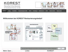 Tablet Screenshot of korest.de